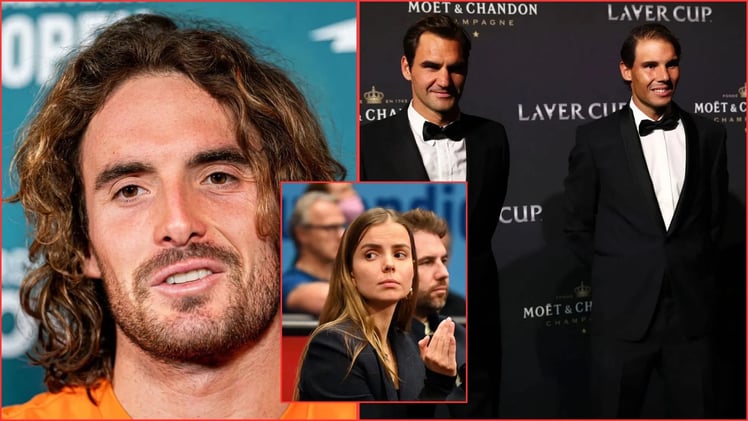 Stefanos Tsitsipas reveals what's it like to get drunk with Roger Federer & Rafael Nadal