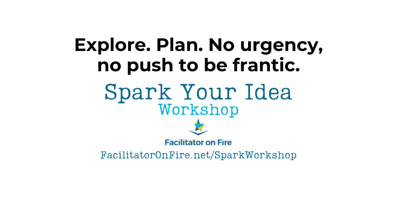 Explore and plan, but with no franticness or urgency