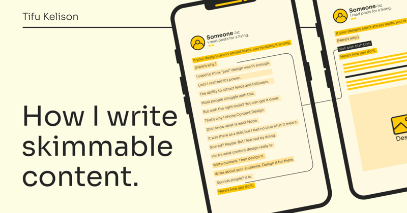 How I Make Content Easier to Skim.