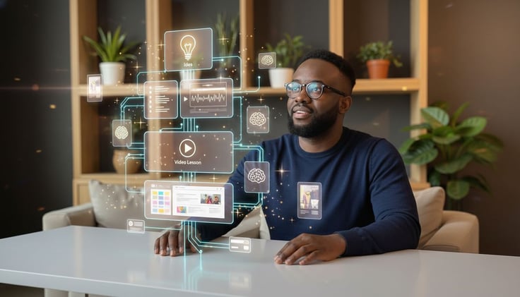 How to Create & Sell a Profitable Online Course Using AI