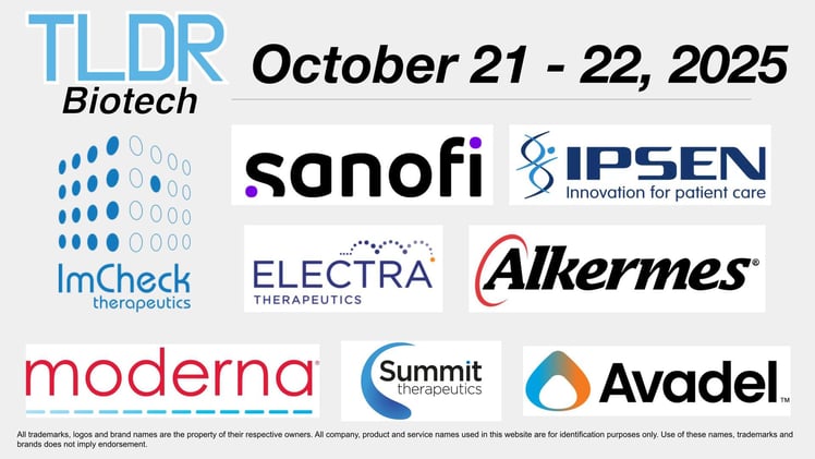 Biotech & Pharma Updates | October 21 - 22, 2025