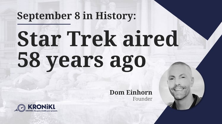 Star Trek aired 58 years ago