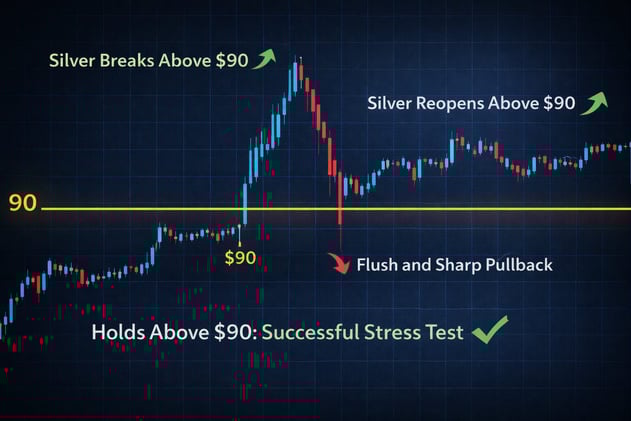 Silver Didn’t Blow Off—It Passed a Stress Test 🥈