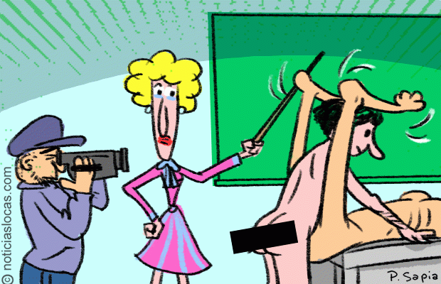 Por error permiten filmar una porno en una escuela