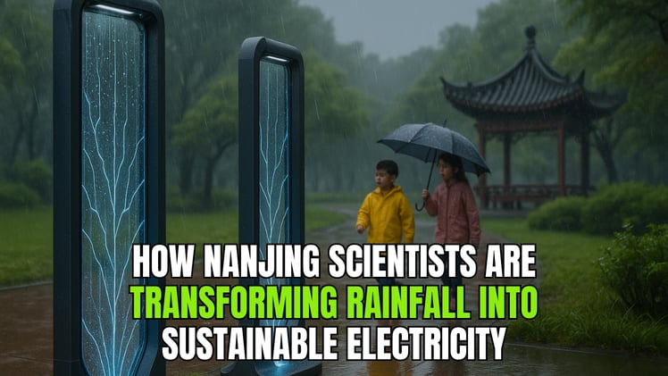 🌱 How Nanjing Scientists Are Transforming Rainfall Into Sustainable Electricity 🌧️⚡