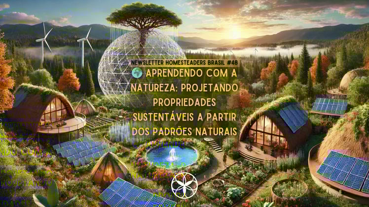 Homesteaders Brasil #48 | 🌍 Aprendendo com a Natureza: Projetando Propriedades Sustentáveis a Partir dos Padrões Naturais