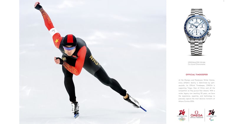 Comment Omega capitalise sur Milano Cortina 2026