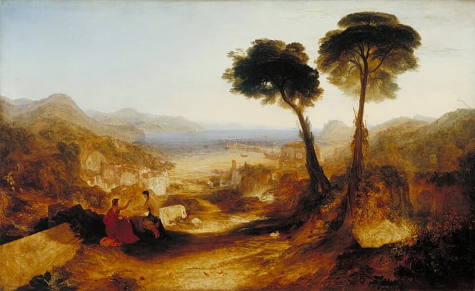 "The Bay of Baiae, with Apollo and the Sibyl" - J. M. W. Turner