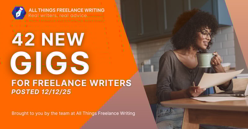 12/12 Freelance Writing Jobs Newsletter