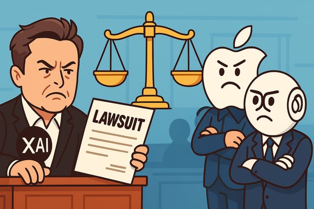 XAI de Musk poursuit Apple et OpenAI en Justice