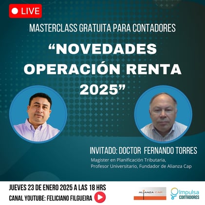 Te invitamos a nuestra Masterclass "Novedades de Operación Renta 2025"