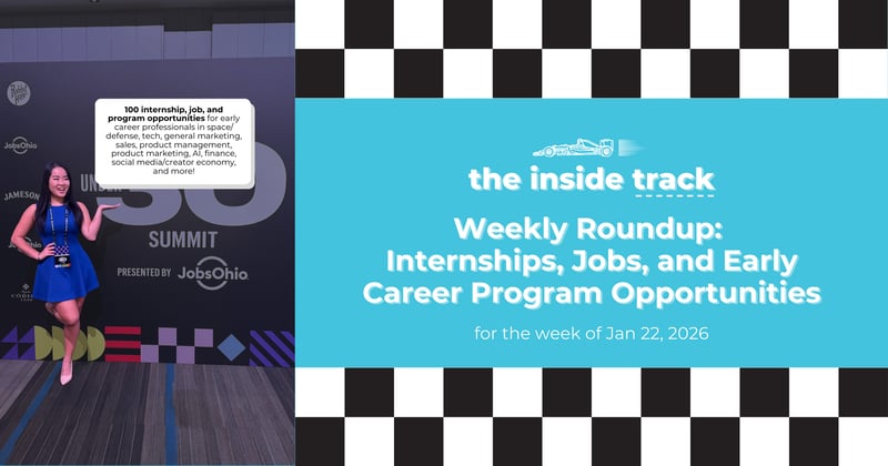 Roundup: Internships, Jobs & Programs for Early Career — Jan 23, 2026