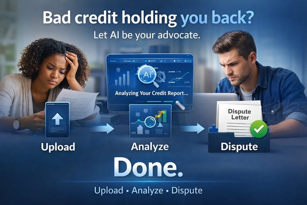 AI That Analyzes Your Credit Report & Writes Dispute Letters in Minutes