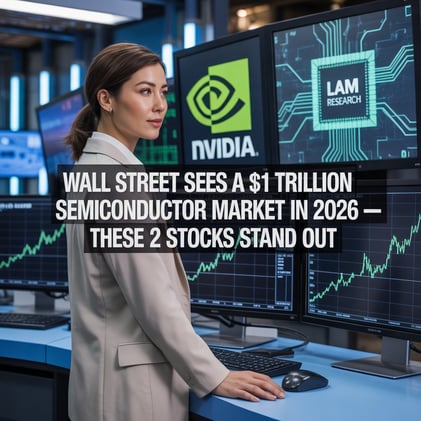💥 Wall Street Sees a $1 Trillion Semiconductor Market in 2026 — These 2 Stocks Stand Out