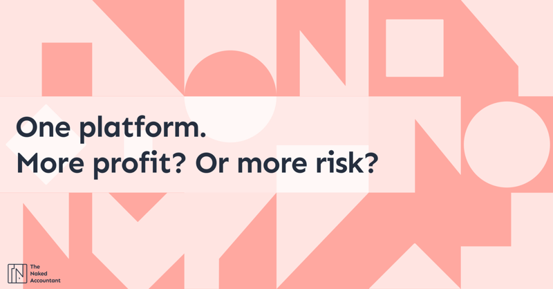 The risk and reward of being a single-software practice