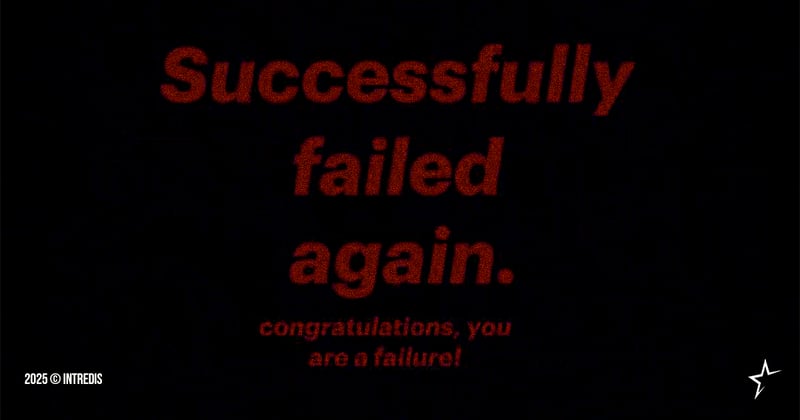 so you had a failure...