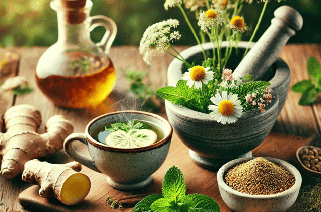 🌿 7 Herbs That Heal Your Gut—Naturally!