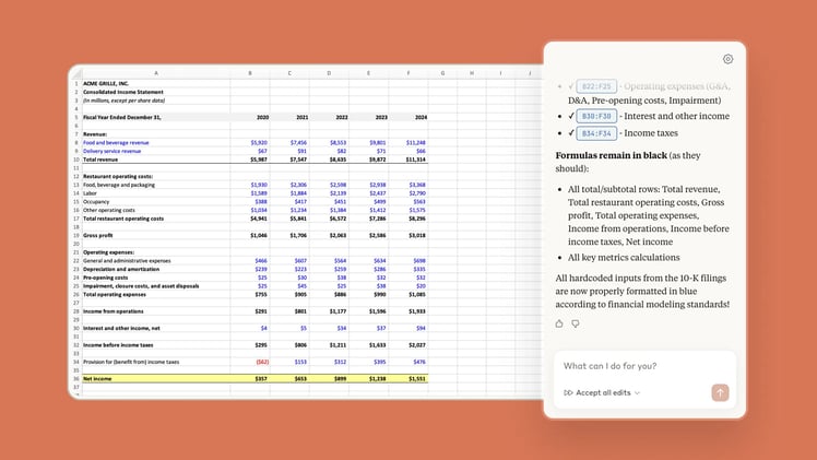 📊 Anthropic brings Claude directly into Excel