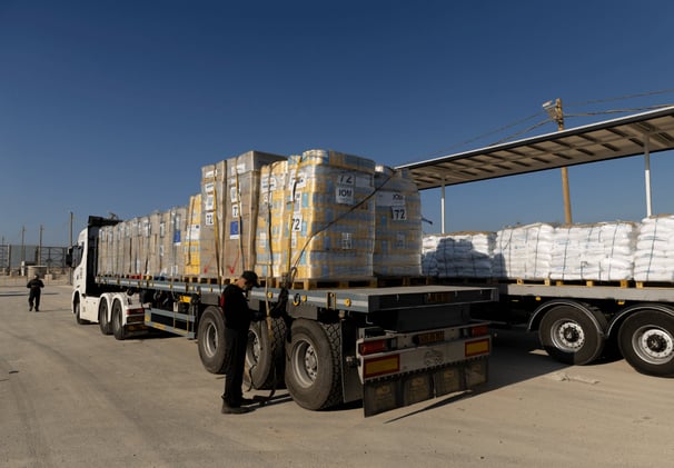 Hundreds Of Aid Trucks Rot In Gaza As UN Stalls Distribution