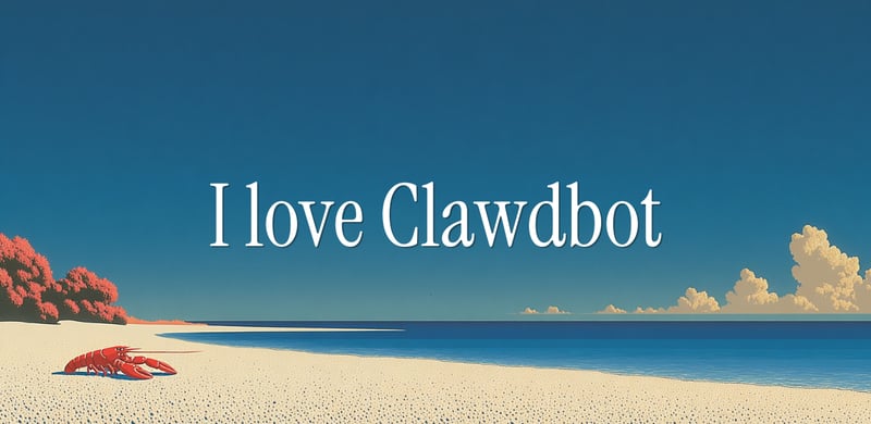 I love Clawdbot 🦞