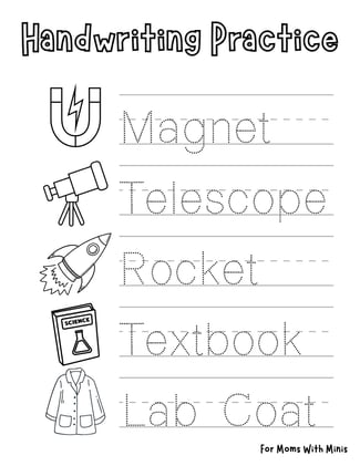 Science Handwriting Practice