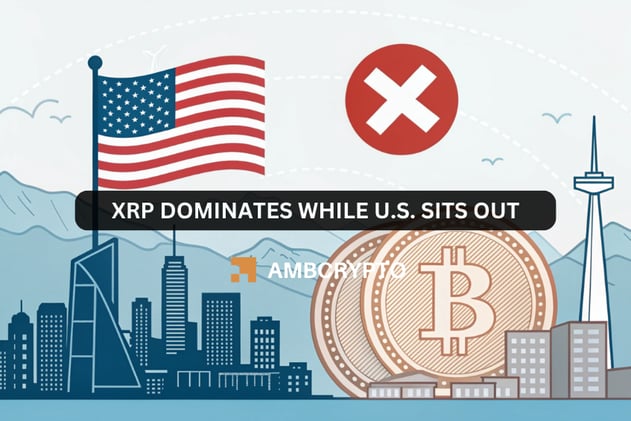 XRP dominates while U.S. sits out