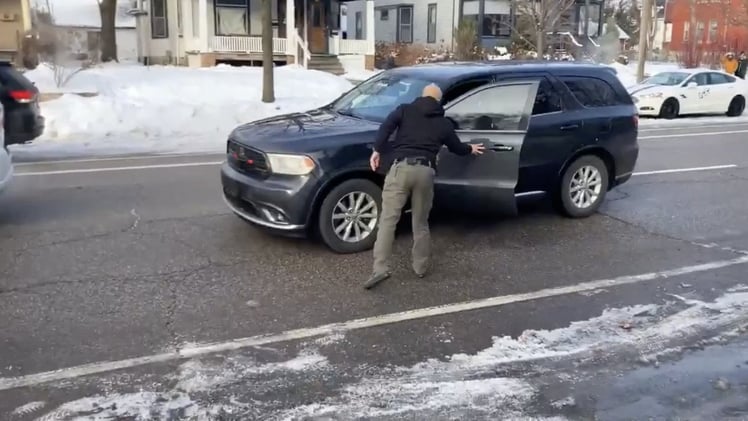 New Video Angle Seems To Show Woman Clearly Striking ICE Agent With Vehicle