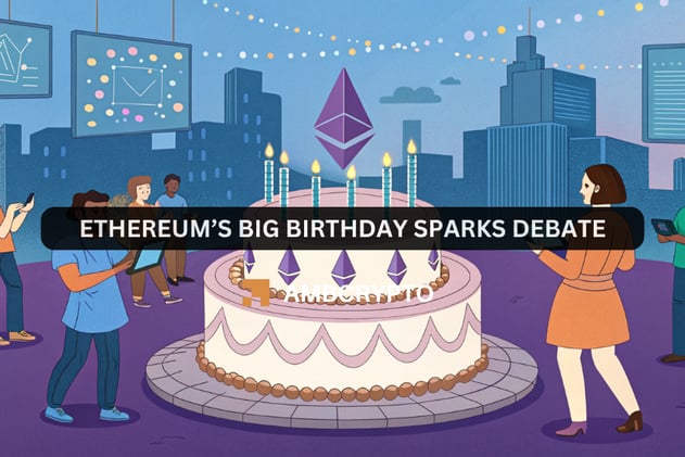 Ethereum’s big birthday sparks debate