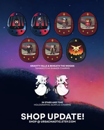 ☆ Shop updated! Tamagotchi and previously available charms now up on shop! 