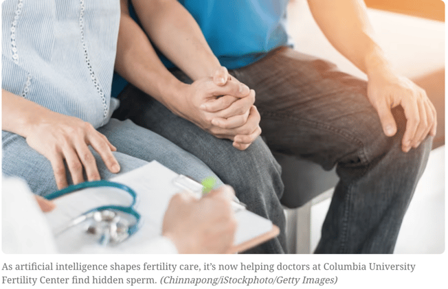 🌊 AI helps a couple conceive after 18 years of infertility