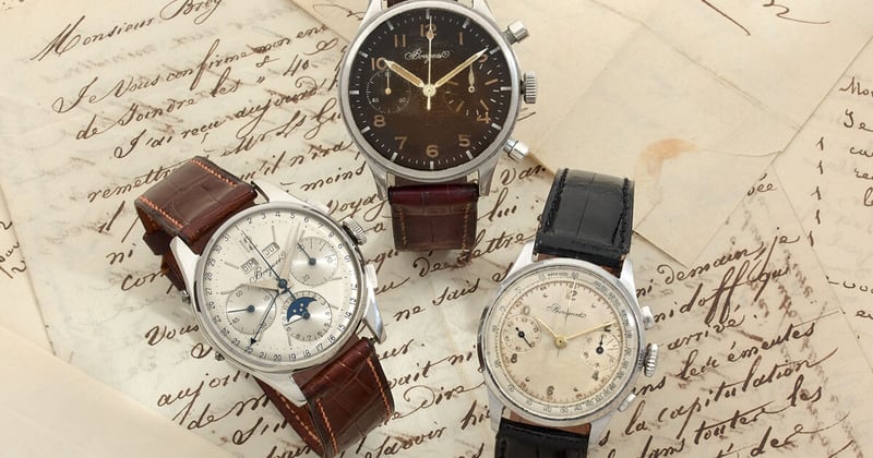 Vente aux enchères record pour des montres Breguet