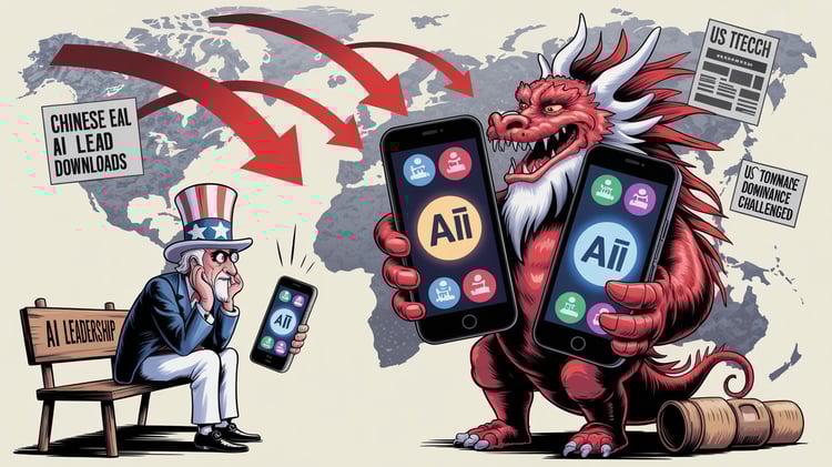 US loses AI dominance as Chinese models dominate downloads
