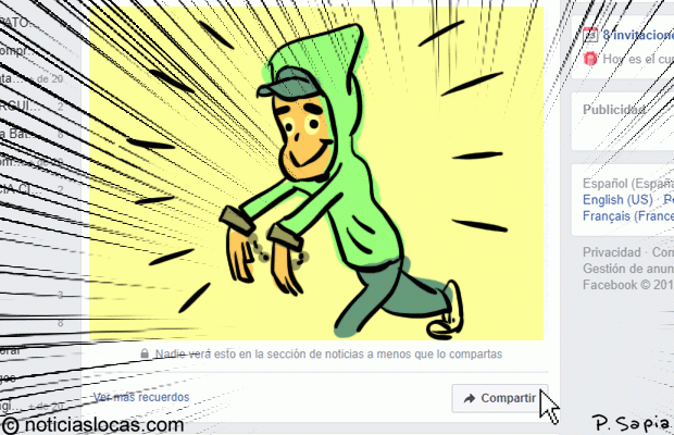 Prometió entregarse si la policía lograba 1,000 likes en Facebook, y cumplió su palabra