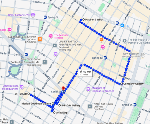 Soho/Tribeca Gallery Walk Incoming 🚶‍♂️