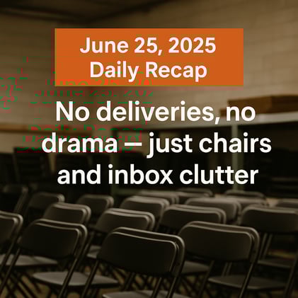 June 25, 2025 - Daily Recap