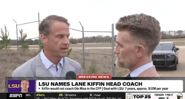 How Lane Kiffin played ESPN