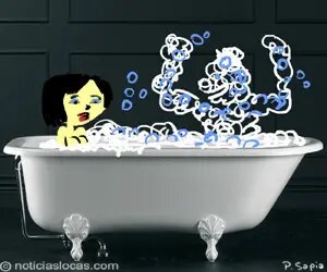 Construye un novio con pompas de jabón