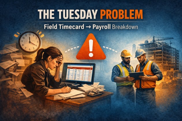 The Tuesday Problem: Field Timecard → Payroll