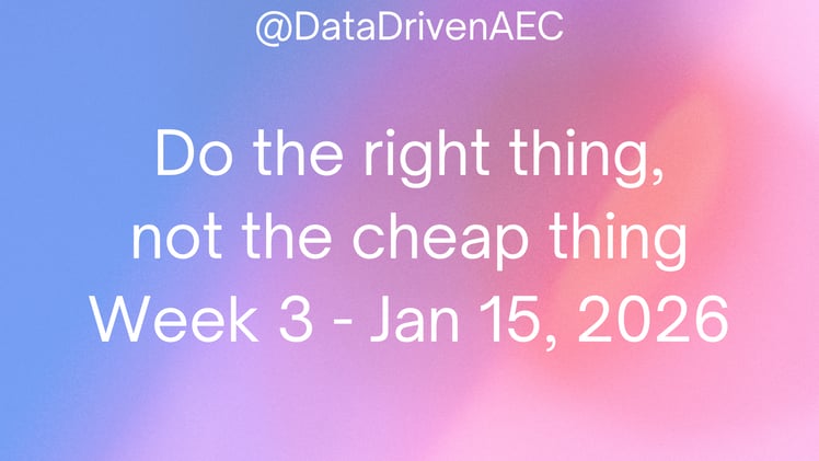 Do the right thing, not the cheap thing