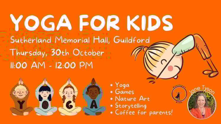 Today - Half Term Yoga For Kids in Burpham, Guildford, Thursday 30/10 11-12