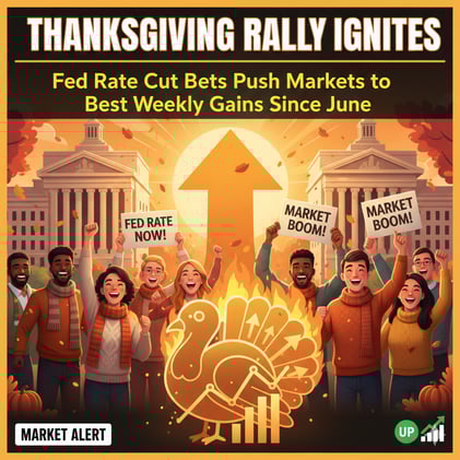 π THANKSGIVING RALLY IGNITES: Fed Rate Cut Bets Push Markets to Best Weekly Gains Since June - Your Complete Trading Gameplan for November 27, 2025