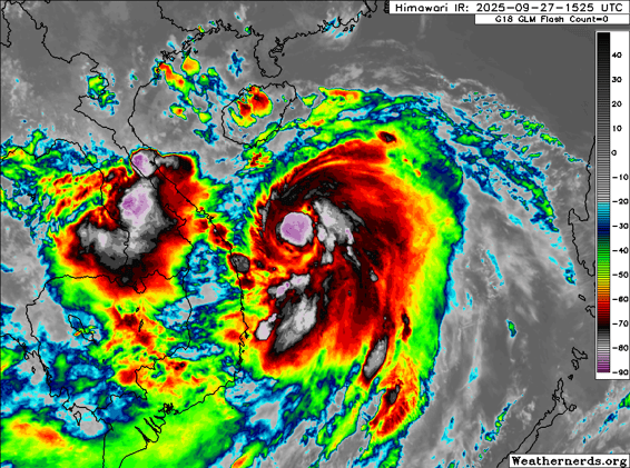 Typhoon Bualoi (26W) – Tropical Cyclone Advisory #9: 1500 UTC 27 September 2025