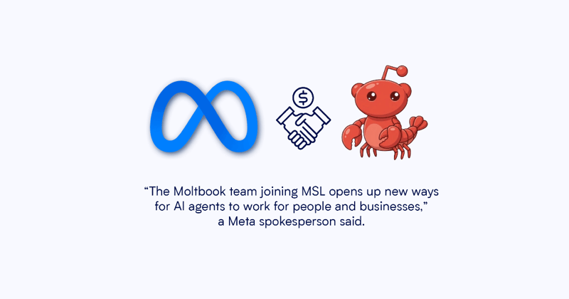 Meta acquires AI agent social network Moltbook