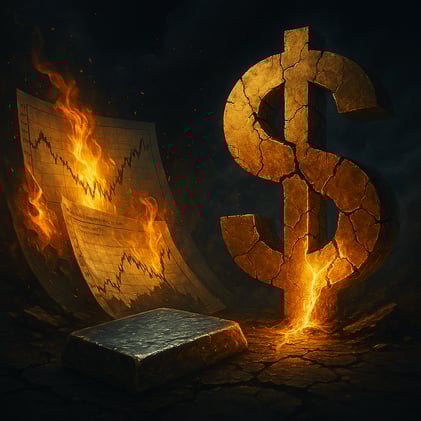 When Paper Meets Its Limit: SLV Borrow Rate Touches 9.27%, EFPs Go Negative, and the Dollar’s Crown Cracks at 56.3%