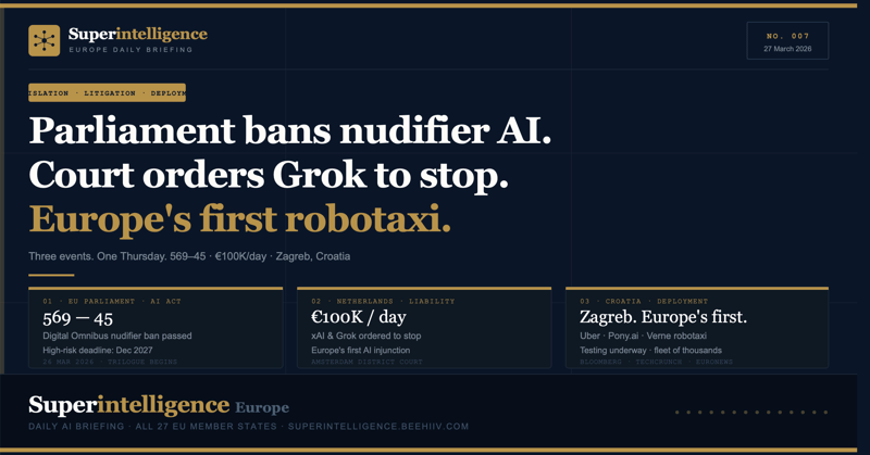 Superintelligence Europe — No. 007