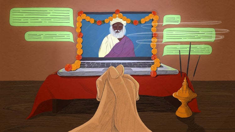 🍜 People use AI to chat with God..