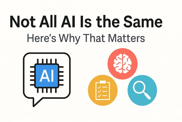 Not All AI Is the Same