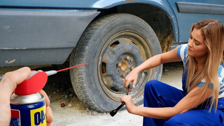 WD-40 and Lug Nuts