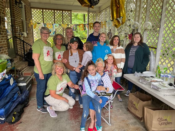 Grandma’s 80th birthday celebration