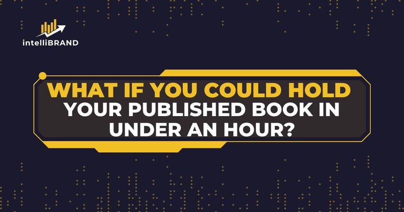 😍 What if you could hold your published book in under an hour? 